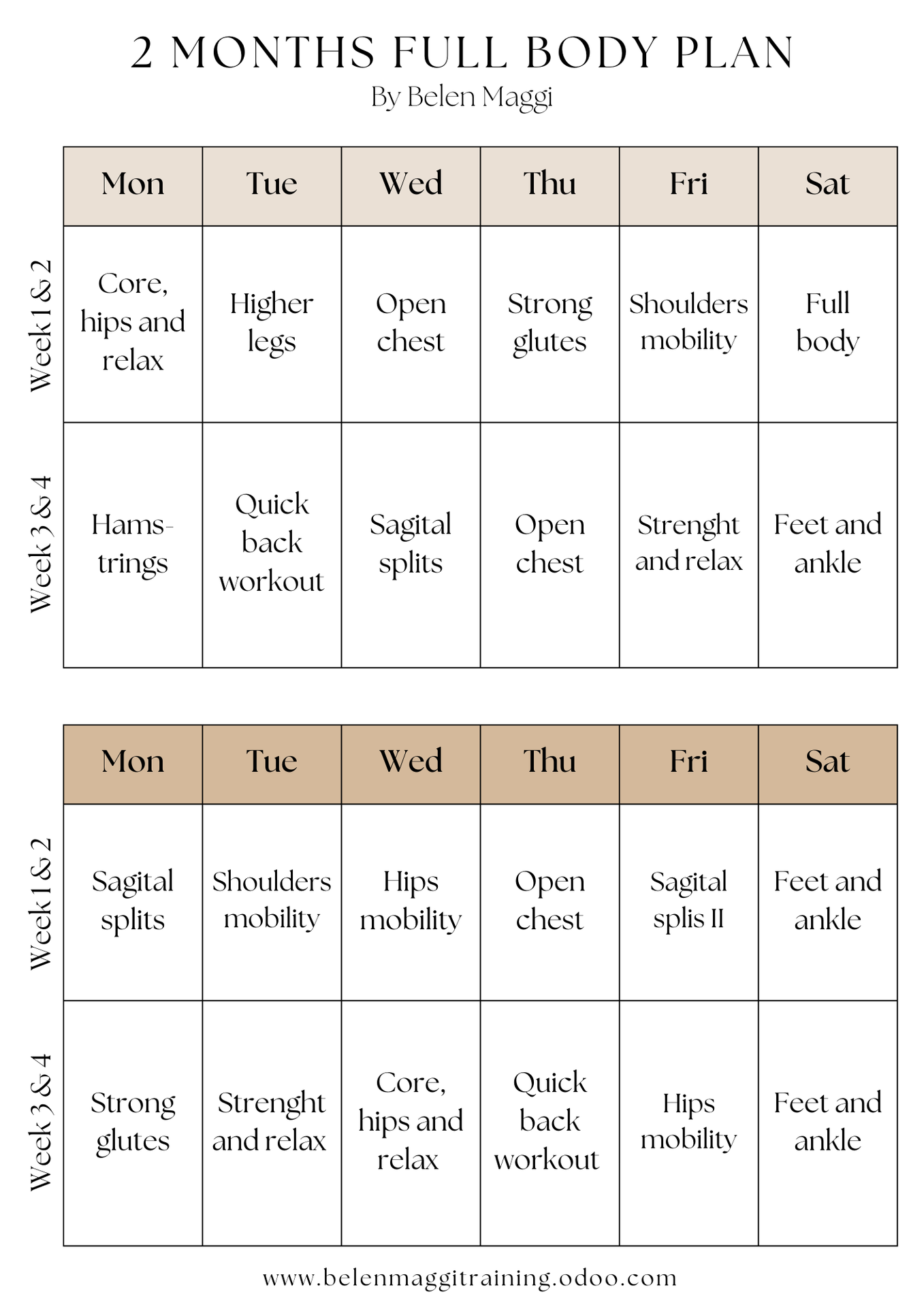 Schedule!